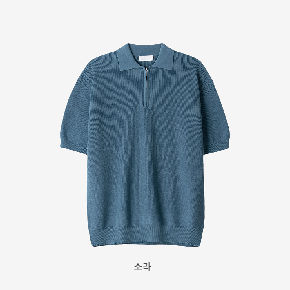 반팔 티셔츠 딥블루 색상 이미지-S2L7