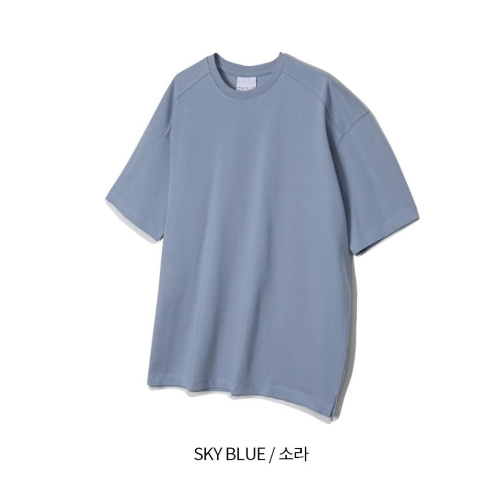 반팔 티셔츠 라벤더 색상 이미지-S1L52