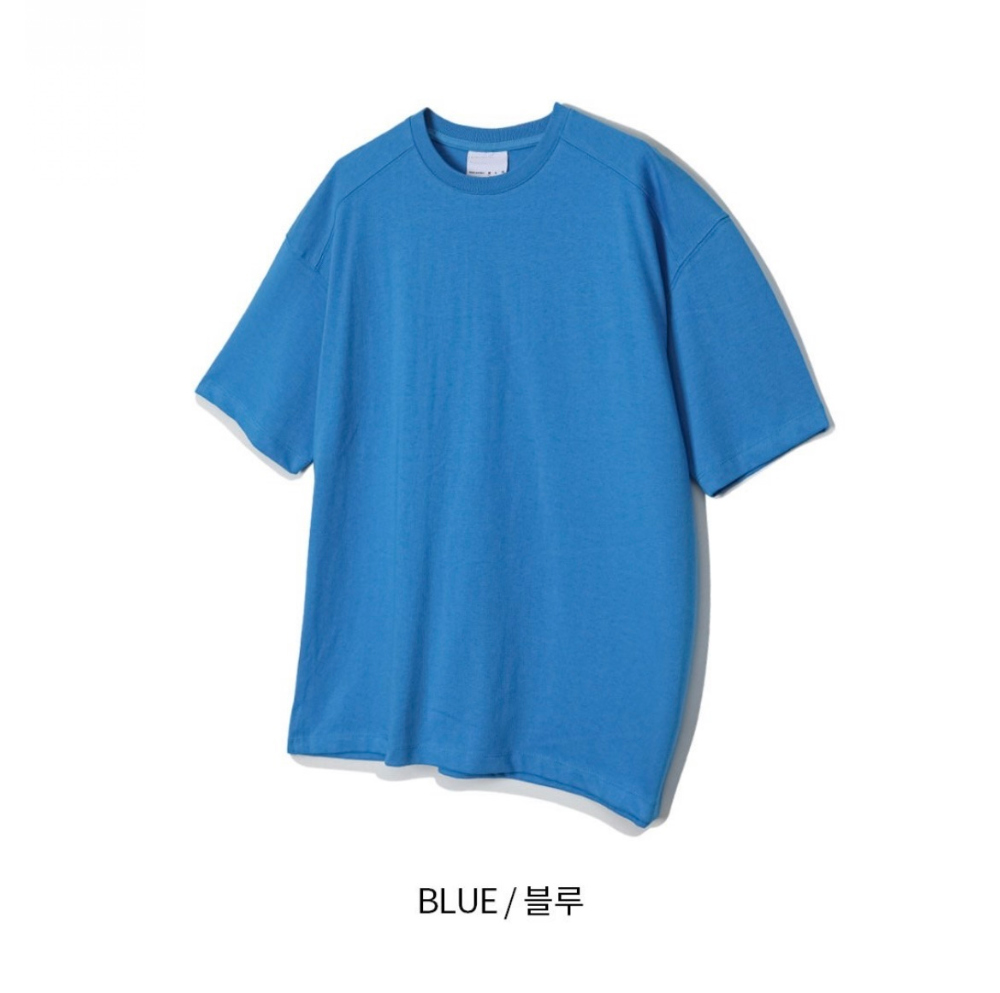 반팔 티셔츠 블루 색상 이미지-S1L48